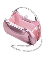 Nina Minaudiere with Metal Handle Clutch