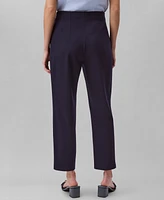 Calvin Klein Women's Ponte Cropped Straight-Leg Pants