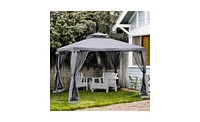 Outdoor Patio Gazebo for Garden, Deck, or Backyard Shelter