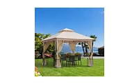 Outdoor Patio Gazebo for Backyard, Garden, or Deck with Shade and Shelter