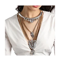 Crystal Layered Necklace