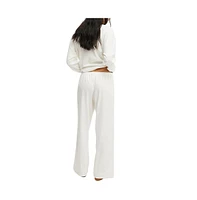 Cotton On Women's Pointelle Relaxed Wide Leg Pant