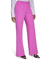 Halston Women's Mid-Rise Flare-Leg Pants