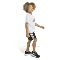 adidas Toddler & Little Boys Short-Sleeve T-Shirt Woven Shorts, 2 Piece Set