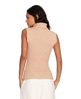 Belle & Bloom Equation Sleeveless Turtle Neck Knit