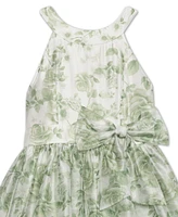 Speechless Big Girls Lovely Floral Bow Waist Gown