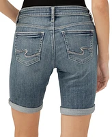 Silver Jeans Co. Women's Elyse Mid-Rise Bermuda Shorts