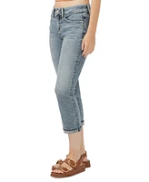 Silver Jeans Co. Women's Suki Mid-Rise Capri