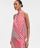 I.n.c. International Concepts Women's Mock Neck Halter Top, Exclusively at Macy's