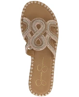 Jessica Simpson Women's Bria Rhinestone Slide Sandals