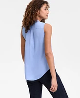 I.n.c. International Concepts Women's V-Neck Sleeveless Top, Exclusively at Macy's