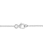 Macy's 2-Pc. Set Moissanite (4-5/8 ct. t.w.) Round Drop Earrings & Pendant 17" Necklace in Sterling Silver