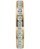 Giani Bernini Cubic Zirconia Eternity Band 18k Gold-Plated Sterling Silver, Exclusively at Macy's