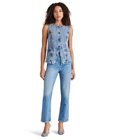 Steve Madden Women's Wesley Denim Vest