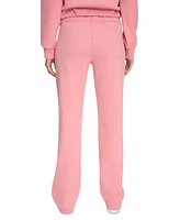Calvin Klein Women's Fleece High-Waist Angled-Pocket Sweatpants