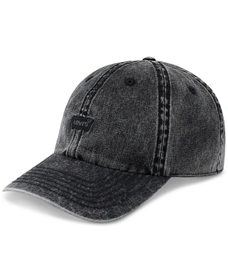 Levi's Men's Snow Washed Batwing Logo Baseball Hat