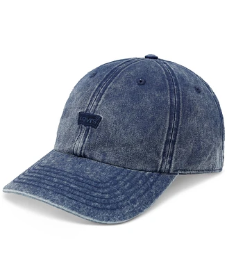 Levi's Men's Snow Washed Batwing Logo Baseball Hat