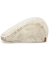 Levi's Men's Snow Washed Flat Top Ivy Cap