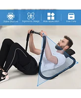 Portable Ab Trainer with Headrest and Foam Handle for Office Home Gym