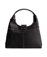 True Religion Frayed Denim Hobo