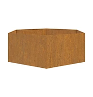 Planter Rusty 54.3"x47.2"x17.7" Corten Steel