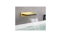 shower Waterfall Tub Faucet Wall Mount Filler Spout For Bathroom sink Multiple Uses High Flow Bathtub Cascade