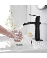 Waterfall Single Hole Single Handle Bathroom Vanity Sink Faucet