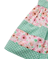 Bonnie Jean Toddler and Little Girls Mixed Print Tiered Dress