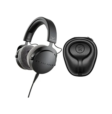 Beyerdynamic Dt 700 Pro X Closed Back Headphones with Hard Shell Headphone Case