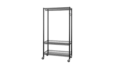 Wire Garment Rack for Durable Clothing Storage and Organization