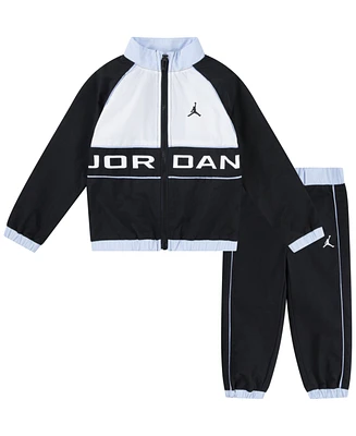 Jordan Little Boys 2-Piece Wind Breaker Piping Jacket and Pant Set