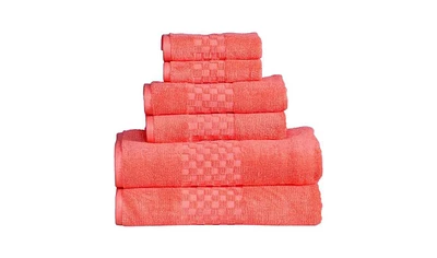 Feather and Stitch Luna 6-Pc. Towel Set