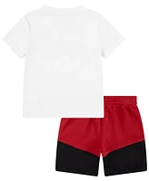 Jordan Toddler Boys 2-Piece Stacked Mixed Shorts and T-Shirt Set