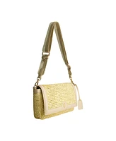 Tommy Bahama Soft Straw Long Flap Crossbody