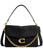 Coach Chain Tabby Leather Medium Shoulder Bag 35