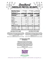 Sugar Plum Chocolates Valentine's Day Sweetheart Pretzel Delights, 8 Pieces