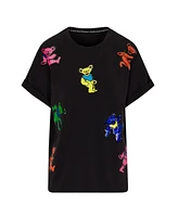 Grateful Dead Dancing Bears Sequin Relaxed T-Shirt