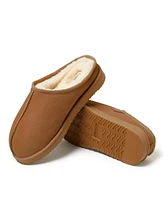 Fireside By Dearfoams Men's Grafton Genuine Shearling Clog Slipper