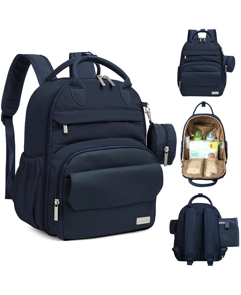 KeaBabies Play Diaper Bag Backpack Comes with Portable Changing Pad, Baby Bag for Mom, Baby Travel Essential