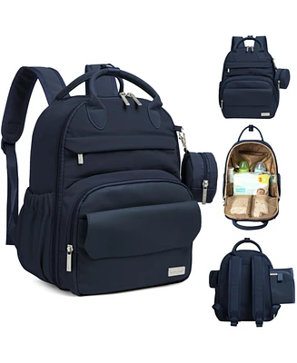 KeaBabies Play Diaper Bag Backpack Comes with Portable Changing Pad, Baby Bag for Mom, Baby Travel Essential