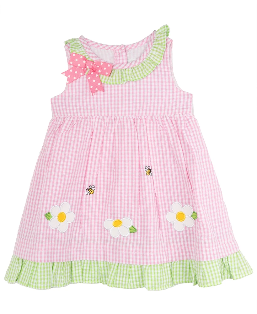 Rare Editions Baby Girls Daisy Seersucker Dress