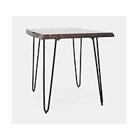 Nature's Edge 24'' Solid Acacia Square End Table