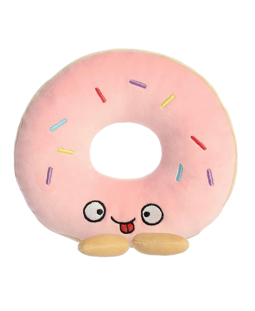 Aurora Small Demi Donut Wackadoodles Crazy Plush Toy Pink 7.5"