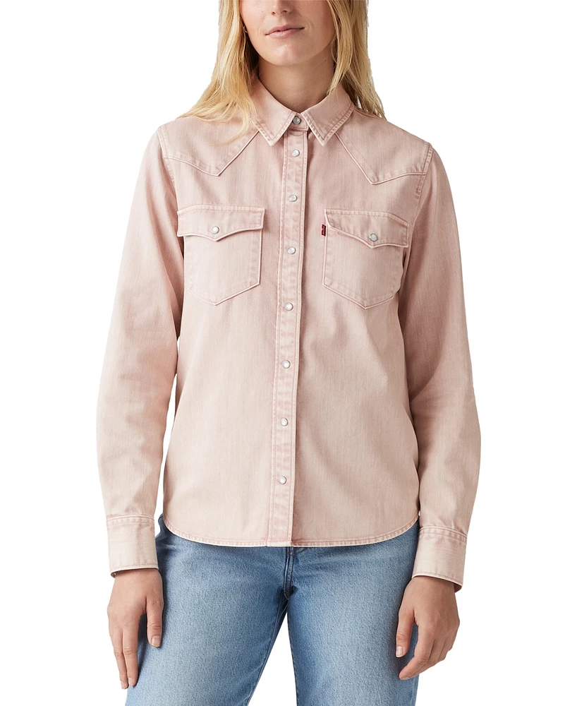 Levi's Women's The Ultimate Western Cotton Denim Shirt