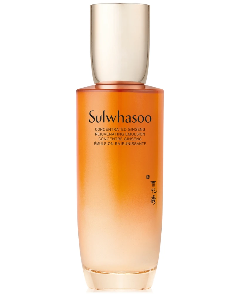 Sulwhasoo Concentrated Ginseng Rejuvenating Emulsion, 4.2 oz.