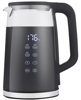 Elite Cuisine 1.8-Qt Double-Wall Cool Touch Electric Tea Kettle