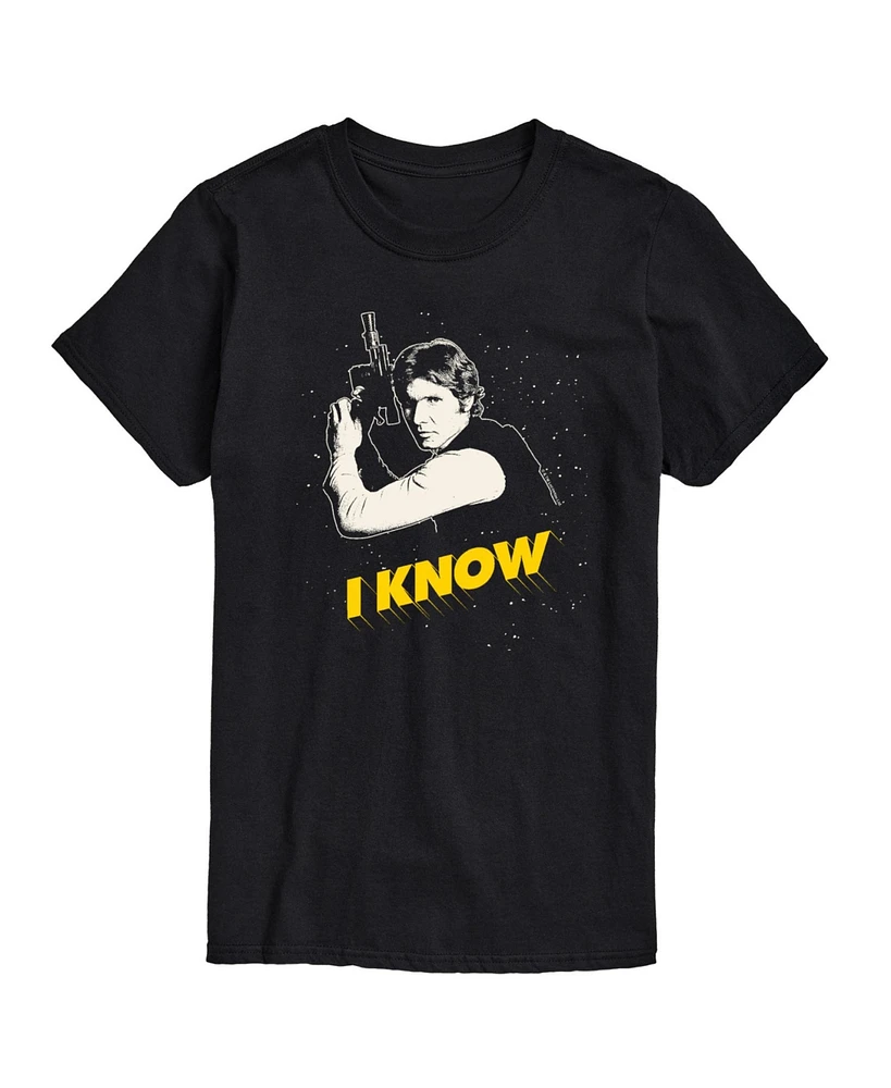 Airwaves Men's Star Wars I Know Short Sleeve T-Shirt