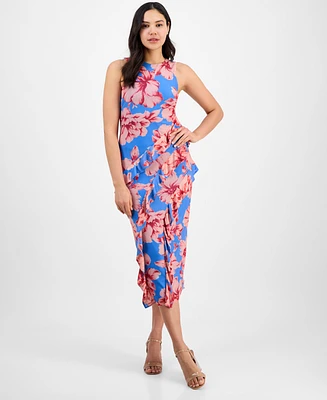 Rachel Roy Women's Isca Ruffled Sleeveless Midi Dress