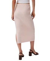 Calvin Klein Jeans Women's Rib-Knit Midi Skirt