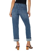 Liverpool Los Angeles Women's Marley Girlfriend Cuffed Jeans